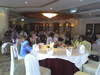 Petronas Executives in deep reflection at a Servant-Leadership Talk.